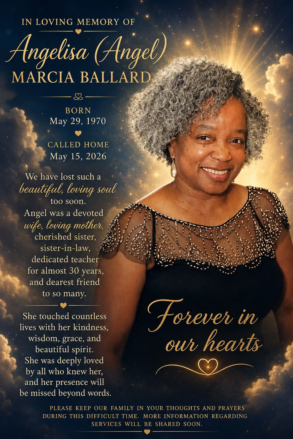 Angelisa “Angel” Marcia Ballard Obituary Montgomery AL Death: Montgomery, Alabama Mourns Beloved Teacher and Devoted Mother